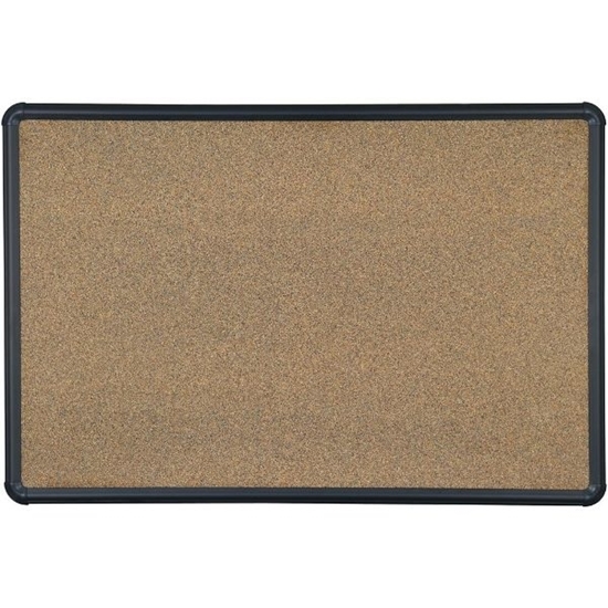 Picture of Balt E300PB-T1 2'H x 3'W Black Splash Cork Board