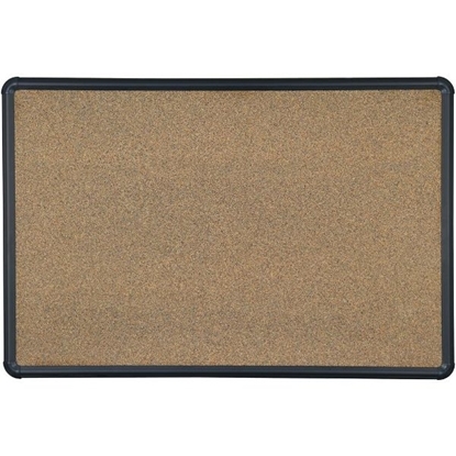 Picture of Balt E300PG-T1 4'H x 6'W Black Splash Cork Board