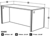 Picture of Bestar 60850 Office Desk