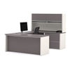 Picture of Bestar 93863 U Shaped Desk with Hutch