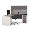 Picture of Bestar 93859 L Shaped Desk with Hutch