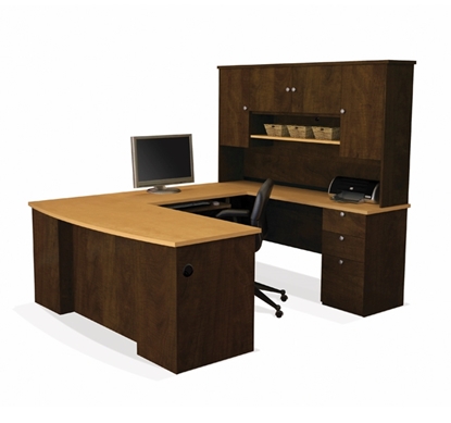 elegant office desk glass picture of bestar 81411 shaped office desk with hutch desks furniture wholesalers elegant office desk glass picture of bestar 81411 shaped office desk with hutch desks furniture wholesalers