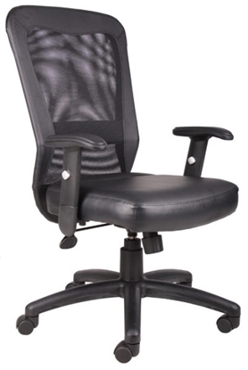 Picture of Boss B580 Black Mesh Office Chair