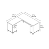 Picture of Bush WC81430 L Shaped Desk