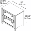 Picture of Bush WC53984 32" Lateral File Cabinet