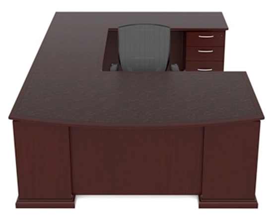 Solid wood u shaped desk deals