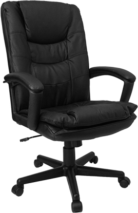 Picture of Flash Furniture BT-2921 Black Leather Chair