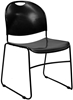 Picture of Hercules RUT-188 Hercules Stacking Chair w/ Black Frame