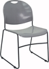 Picture of Hercules RUT-188 Hercules Stacking Chair w/ Black Frame