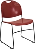 Picture of Hercules RUT-188 Hercules Stacking Chair w/ Black Frame