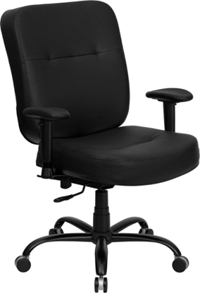 Picture of Flash Furniture WL-735SYG Big & Tall Leather Chair