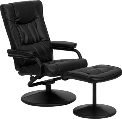 Picture of Flash Furniture BT-7862  Leather Recliner & Ottoman