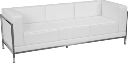 Picture of Flash Furniture ZB-IMAG-Sofa-GG White Waiting Room Sofa