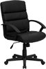 Picture of Flash Furniture GO-1004 Black LeatherSoft Office Chair