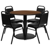 Picture of Flash Furniture RSRB100X 36" Round Table w 4 Chairs