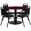 Picture of Flash Furniture RSRB100X 36" Round Table w 4 Chairs