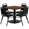 Picture of Flash Furniture RSRB10XX 36" Square Table w 4 Chairs