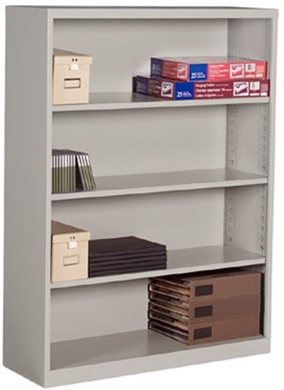 Picture of Global 93BC36-4  Four Shelf Metal Bookcase