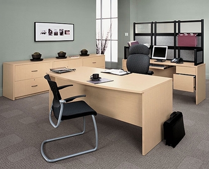Picture of Global G3672DPB Office Group Desk Set
