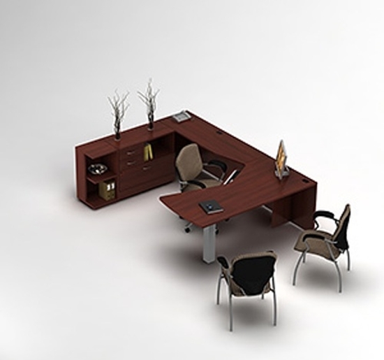 Layout 7 Global U Shaped Corner Desk