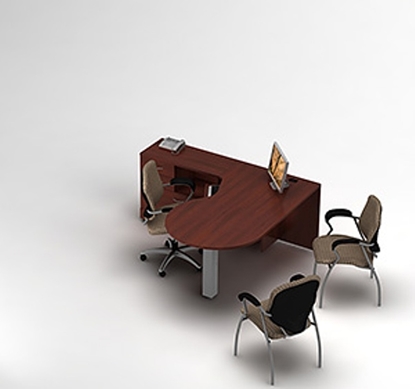 Picture of Global Layout 25 L Shaped Desk