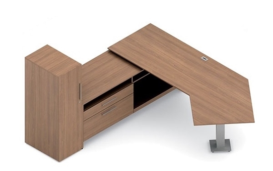 Picture of Global P4SL Contemporary L Shaped Desk