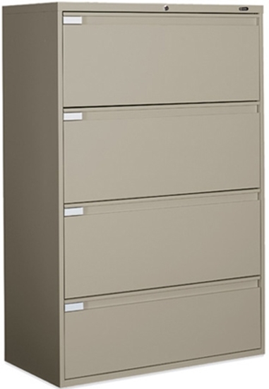 4 Drawer Lateral File Cabinet Global 9336p 4f1h