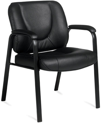 Picture of Offices to Go OTG3915B Leather Guest Office Chair