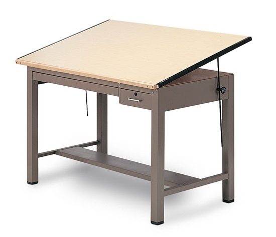 Picture of 7736B Ranger Drafting Table with Drawers