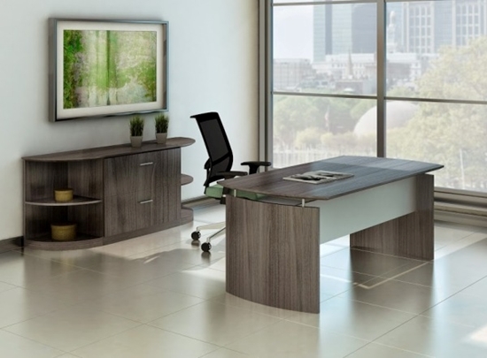 Picture of Safco MND72-MVLF Desk & Credenza