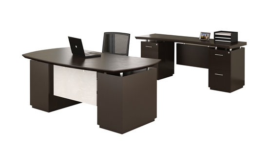 Mayline Stl9 Desk Credenza Set