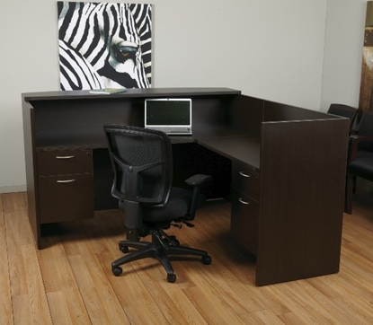 Picture of Office Star NAPTYP19 L-Shaped Reception Desk