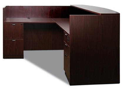 Picture of Offices to Go SL7130RDSNT-SL4224RR L Shaped Reception Desk