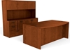 Picture of Offices to Go SL7141BDS Executive Desk with Credenza & Hutch