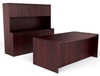 Picture of Offices to Go SL7141BDS Executive Desk with Credenza & Hutch