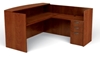 Picture of Offices to Go SL7130RDS L Shaped Reception Desk with Drawers