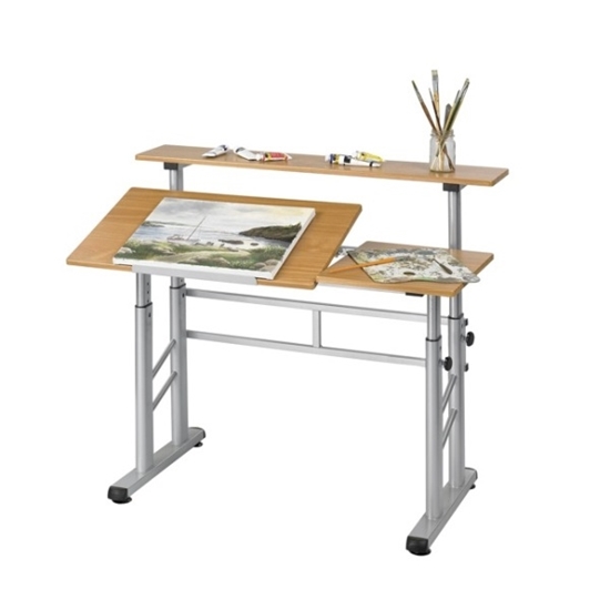 Picture of Safco 3965MO Height-Adjustable Split Level Drafting Table
