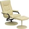 Picture of Flash Furniture BT-7862  Leather Recliner & Ottoman
