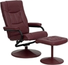 Picture of Flash Furniture BT-7862  Leather Recliner & Ottoman