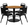 Picture of Flash Furniture RSRB100X 36" Round Table w 4 Chairs