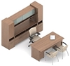 Picture of Global C1F1 Executive Office Desk Suite