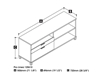Picture of Bestar 120610 Storage Credenza