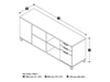 Picture of Bestar 120611 Storage Credenza