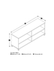 Picture of Bestar 120612 Bookshelf Credenza