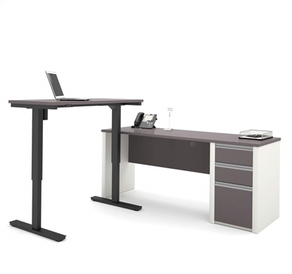 Picture of Bestar 93885 Sit Stand Desk