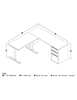 Picture of Bestar 93885 Sit Stand Desk