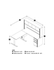 Picture of Bestar 99886 Sit Stand Desk