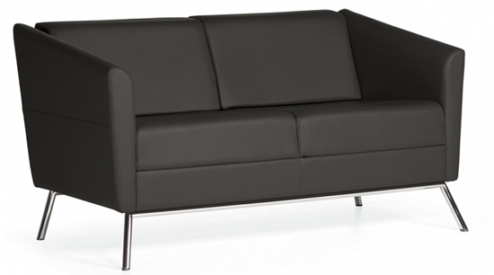 Picture of Global 3362 Leather Two Seat Lounge Sofa