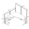 Picture of OIH L Shaped Workstation