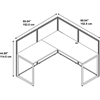 Picture of EOD360MR-03K L Shaped Open Office